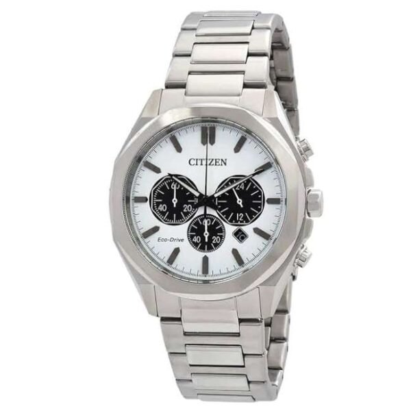 Citizen Men White Dial Chronograph Watch -CA4590-81A