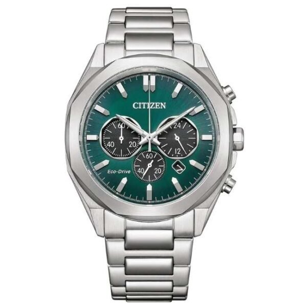 Citizen Men Green Dial Eco-Drive Watch -CA4590-81X