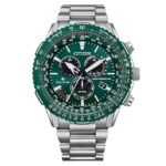 Citizen Men Green Dial Japanese Quartz Watch -CB5004-59W