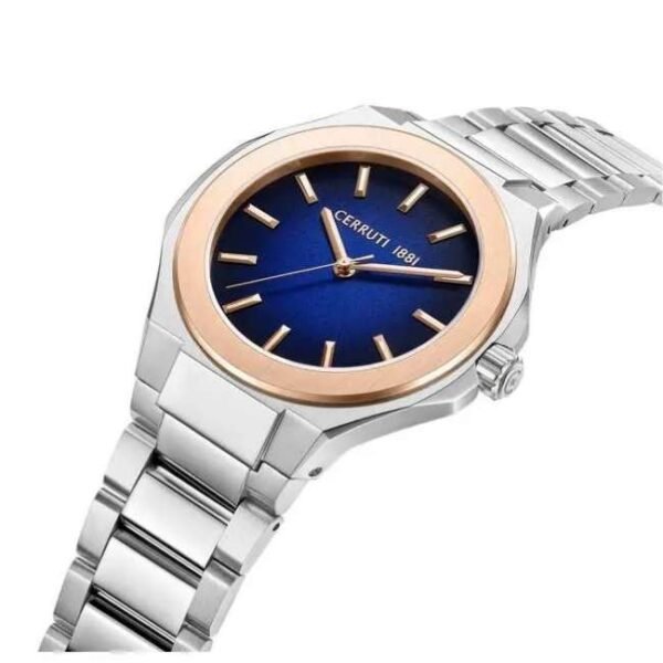 Cerruti Men Blue DialAutomatic Watch -CECIWGG0043005W