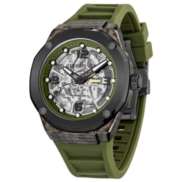 Cerruti Men Green DialAutomatic Watch -CECIWGR2223904W