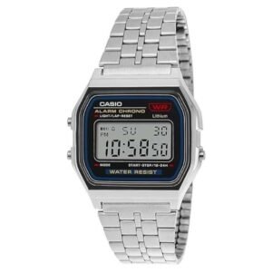 Casio Unisex Black Dial Digital Watch -D338