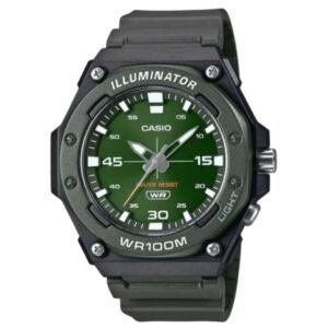 Casio Men Green Dial Quartz Watch -D357