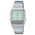 Casio Unisex Green Dial Analog-Digital Watch -D362