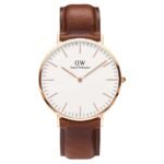 Daniel Wellington Men Rose Gold Dial Quartz Watch -DW00100006K