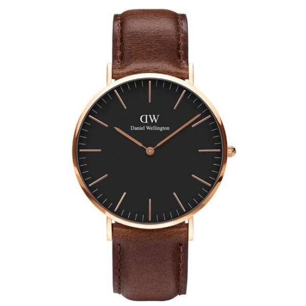 Daniel Wellington Unisex Black Dial Quartz Watch -DW00100125