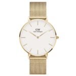 Daniel Wellington Unisex Gold Dial Quartz Watch -DW00100346K