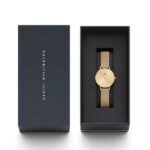 Daniel Wellington Unisex Gold Dial Quartz Watch -DW00100475