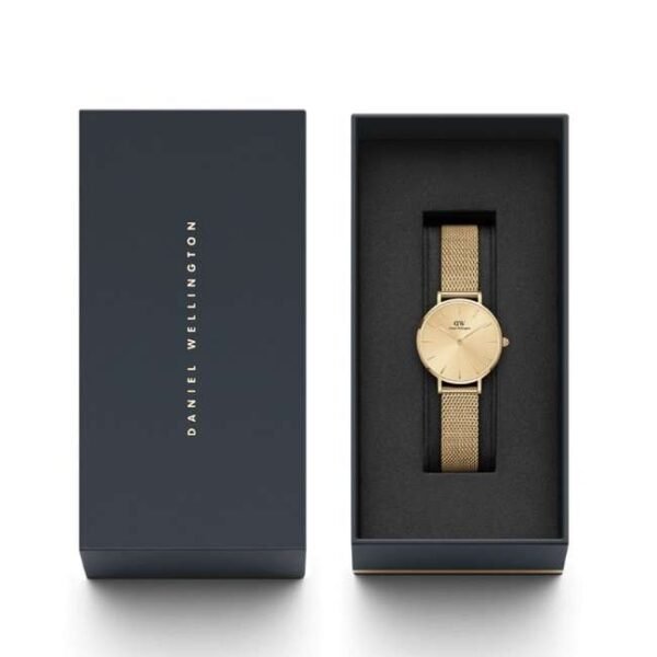 Daniel Wellington Unisex Gold Dial Quartz Watch -DW00100475