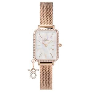 Daniel Wellington Women Rose Gold Dial Japanese Quartz Watch -DW00100748K