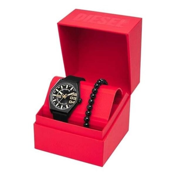 Diesel Scraper Analog Watch for Men with Bracelet - DZ2210SET