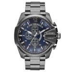 Diesel Men's Blue Stainless Steel Chronograph Watch- DZ4329