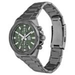Casio Men Green Dial Chronograph Watch -ED586