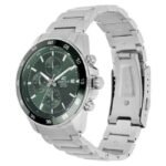 Casio Men Green Dial Chronograph Watch -ED614