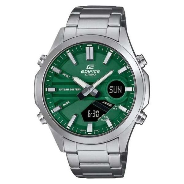 Casio Men Green Dial Chronograph Watch -ED626