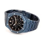 Foce Chronograph Blue Dial Metal Belt Analog Watch - For Men Fc11643Gbl4