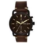 Fossil Men Black Dial Chronograph Watch-FS5403