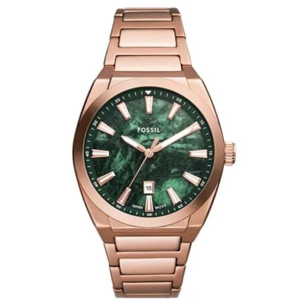 Fossil Men Green Dial Quartz Watch-FS6074