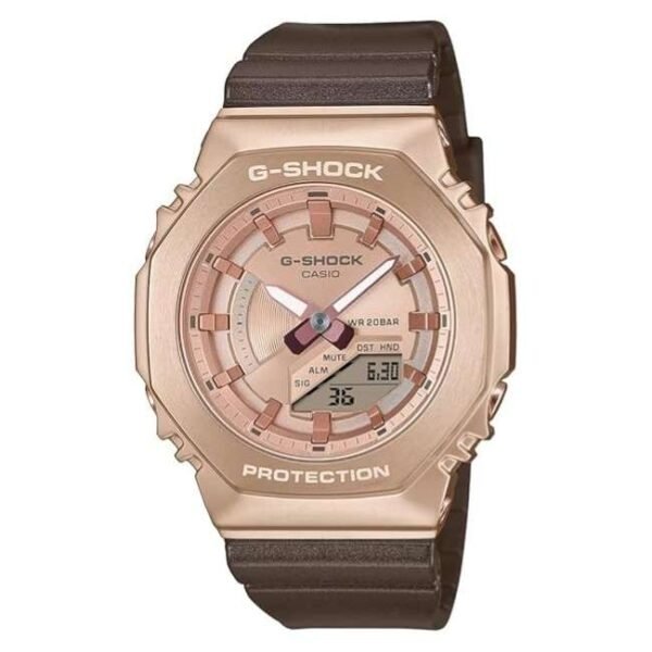 Casio GShock Women Rose Gold Dial Analog-Digital Watch -G1574