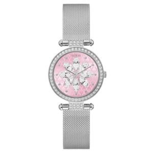 Guess Women Pink Dial Quartz Watch-GW0032L3