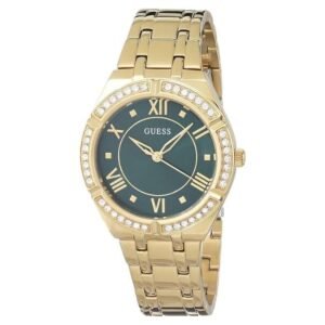Guess Women Cosmo Green Dial Quartz Watch-GW0033L8