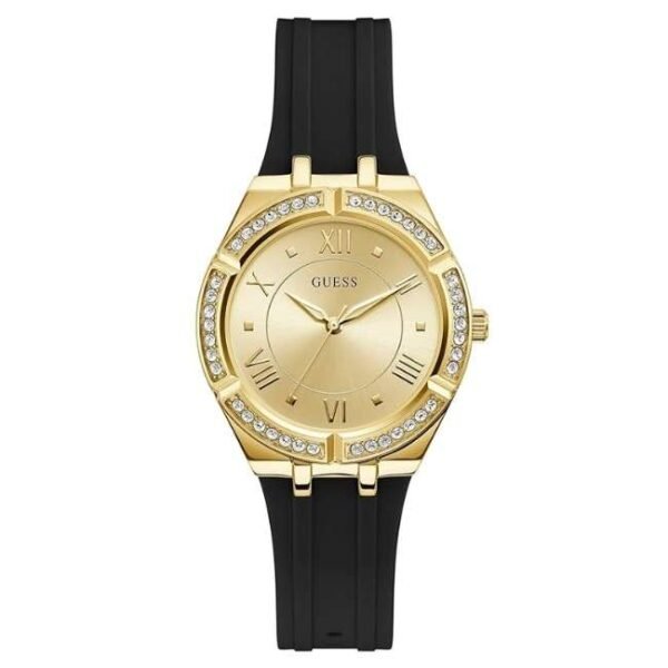 Guess Women Cosmo Yellow Dial Quartz Watch-GW0034L1