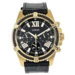 Guess Men Black Dial Chronograph Watch-GW0053G3