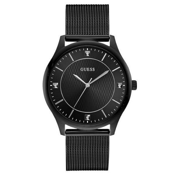 Guess Men Black Dial Quartz Watch-GW0069G3