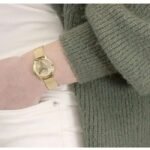 Guess Women Gold Dial Quartz Watch-GW0106L2