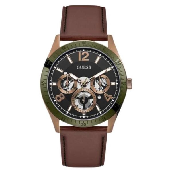 Guess Unisex Black Dial Chronograph Watch-GW0216G2