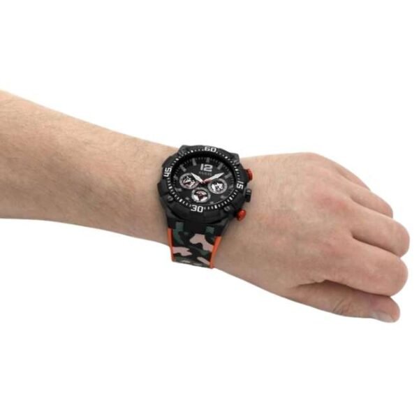 Guess Men Black Dial Chronograph Watch-GW0264G2