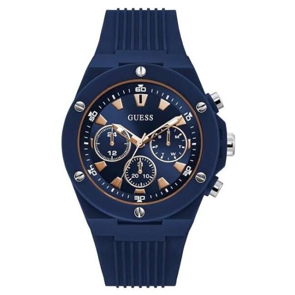 Guess Men Blue Dial Chronograph Watch-GW0268G3