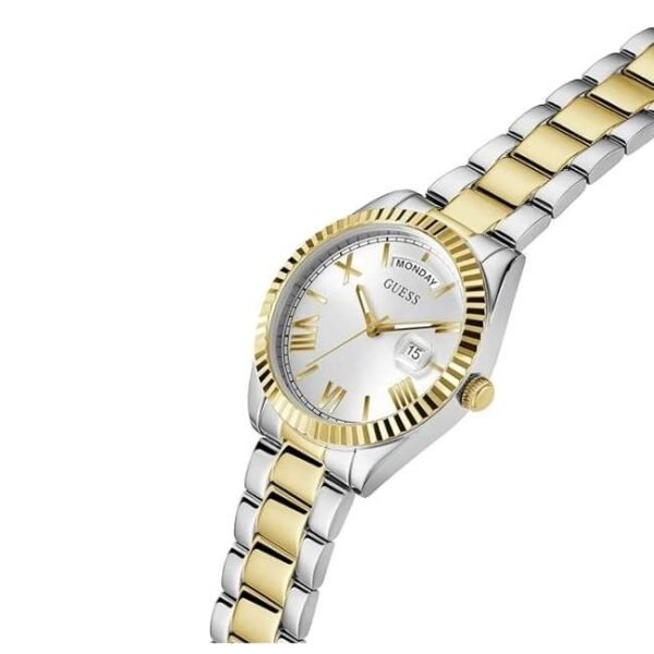 Guess Women Luna White Dial Quartz Watch-GW0308L6