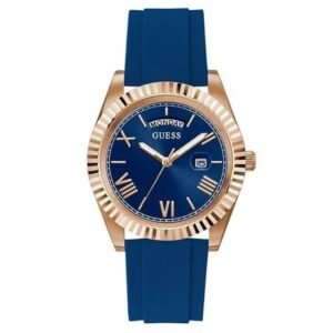 Guess Men Connoisseur Blue Dial Quartz Watch-GW0335G2