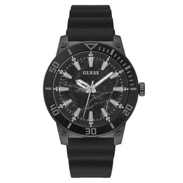 Guess Men Black Dial Quartz Watch-GW0420G3