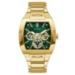 Guess Men Green Dial Chronograph Watch-GW0456G3