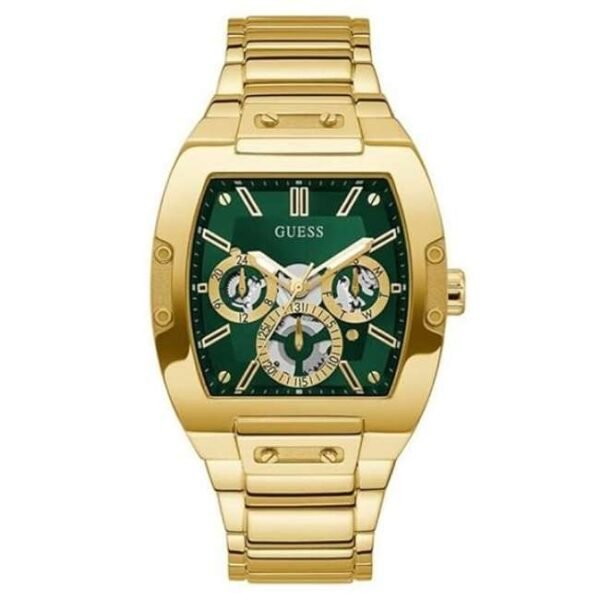 Guess Men Green Dial Chronograph Watch-GW0456G3
