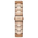 Guess Women Crystal Clear Rose Gold Dial Quartz Watch-GW0470L3