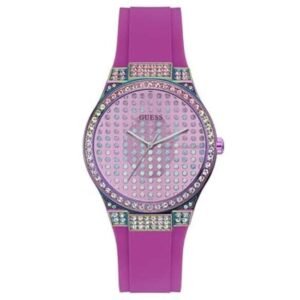 Guess Women Purple Dial Quartz Watch-GW0482L2