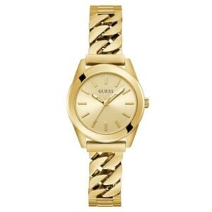 Guess Women Serena Gold Dial Quartz Watch-GW0653L1