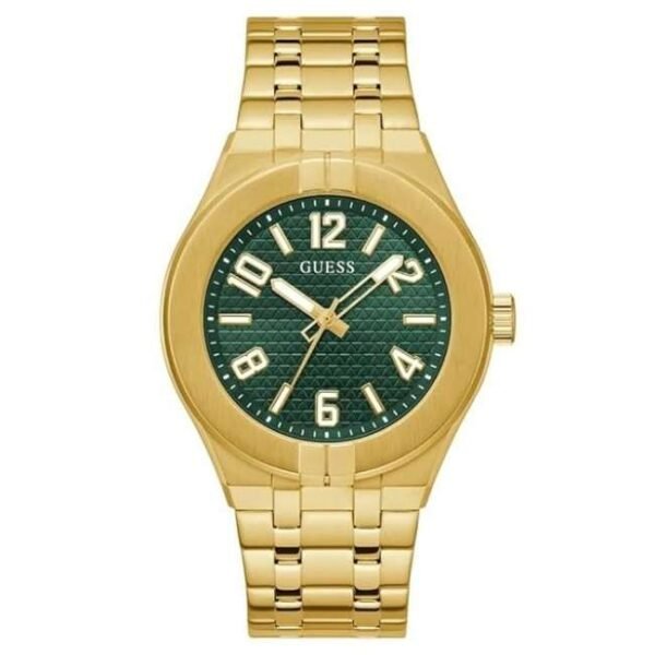 Guess Men Escape Green Dial Quartz Watch-GW0661G2