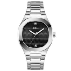 Guess Men Headline Black Dial Quartz Watch-GW0662G1