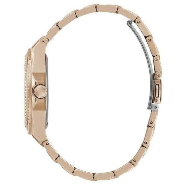 Guess Women Ritzy Rose Gold Dial Chronograph Watch-GW0685L3