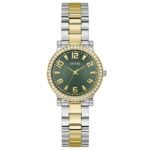 Guess Women Fawn Green Dial Quartz Watch-GW0686L2