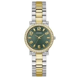 Guess Women Fawn Green Dial Quartz Watch-GW0686L2