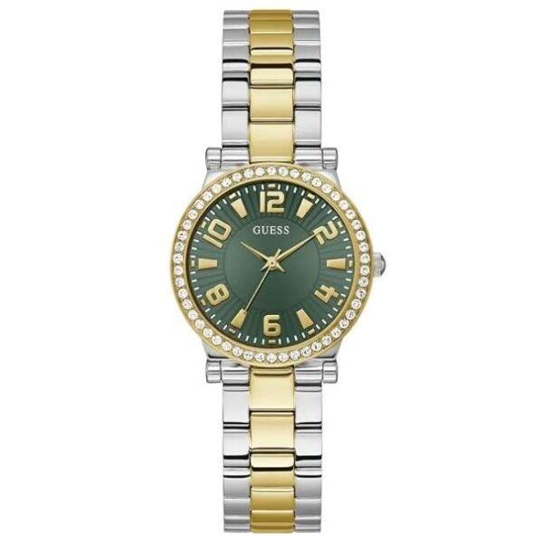 Guess Women Fawn Green Dial Quartz Watch-GW0686L2