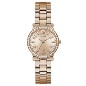 Guess Women Fawn Rose Gold Dial Quartz Watch-GW0686L3