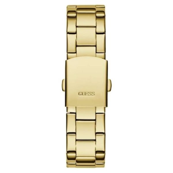 Guess Women Halo Gold Dial Quartz Watch-GW0690L4