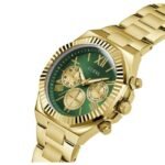 Guess Men Equity Green Dial Chronograph Watch-GW0703G2