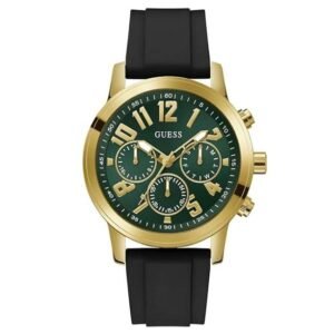 Guess Men Parker Green Dial Chronograph Watch-GW0708G2